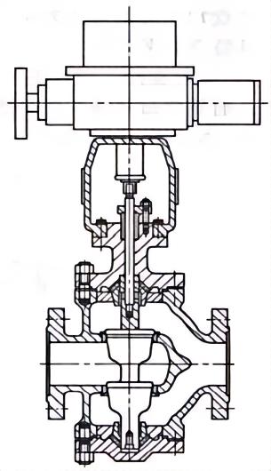 电动单座调节阀结构图